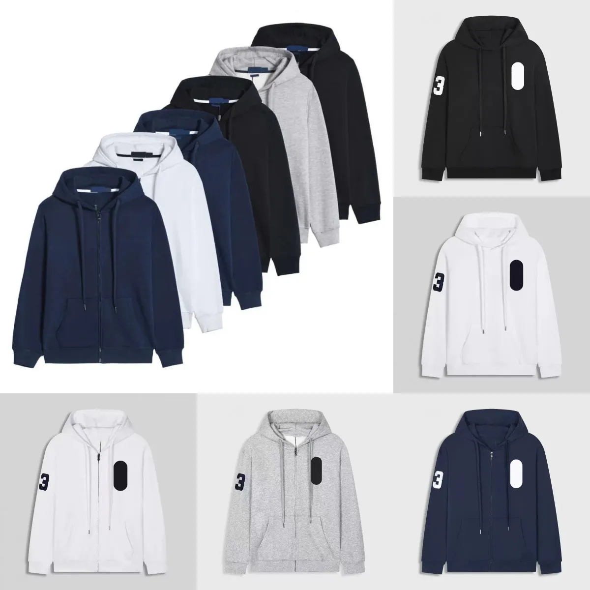 Polo Hoodie Mens Hoodies Designer Hoodies Men Clothing Polo Tracksuit Set Pullover Cotton Horse Long Sleeve Casual Zip Up Sweatshirt Sweatsuit set S-5XL9