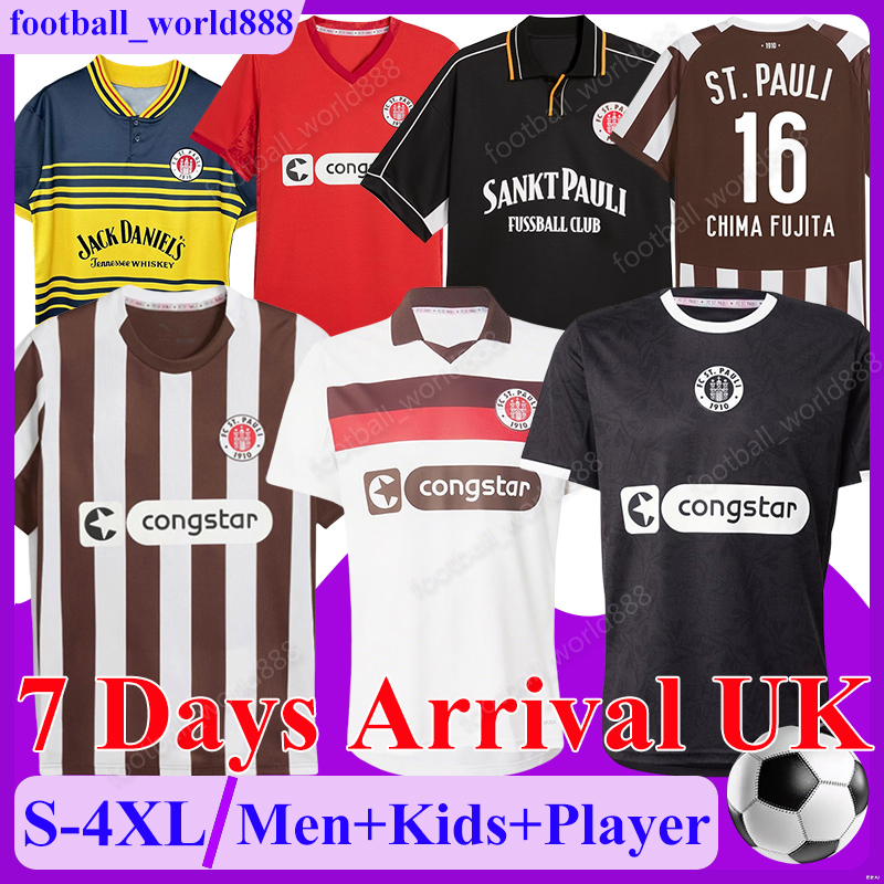 4XL Trikots St. Pauli 25 26 Soccer Jerseys HOUNTONDJI KAARS 2025 Football Shirts SINANI OPPIE WAHL Football Kits PEREIRA LAGE JONES SMITH CEESAY Men Kids Kit Socks Sets