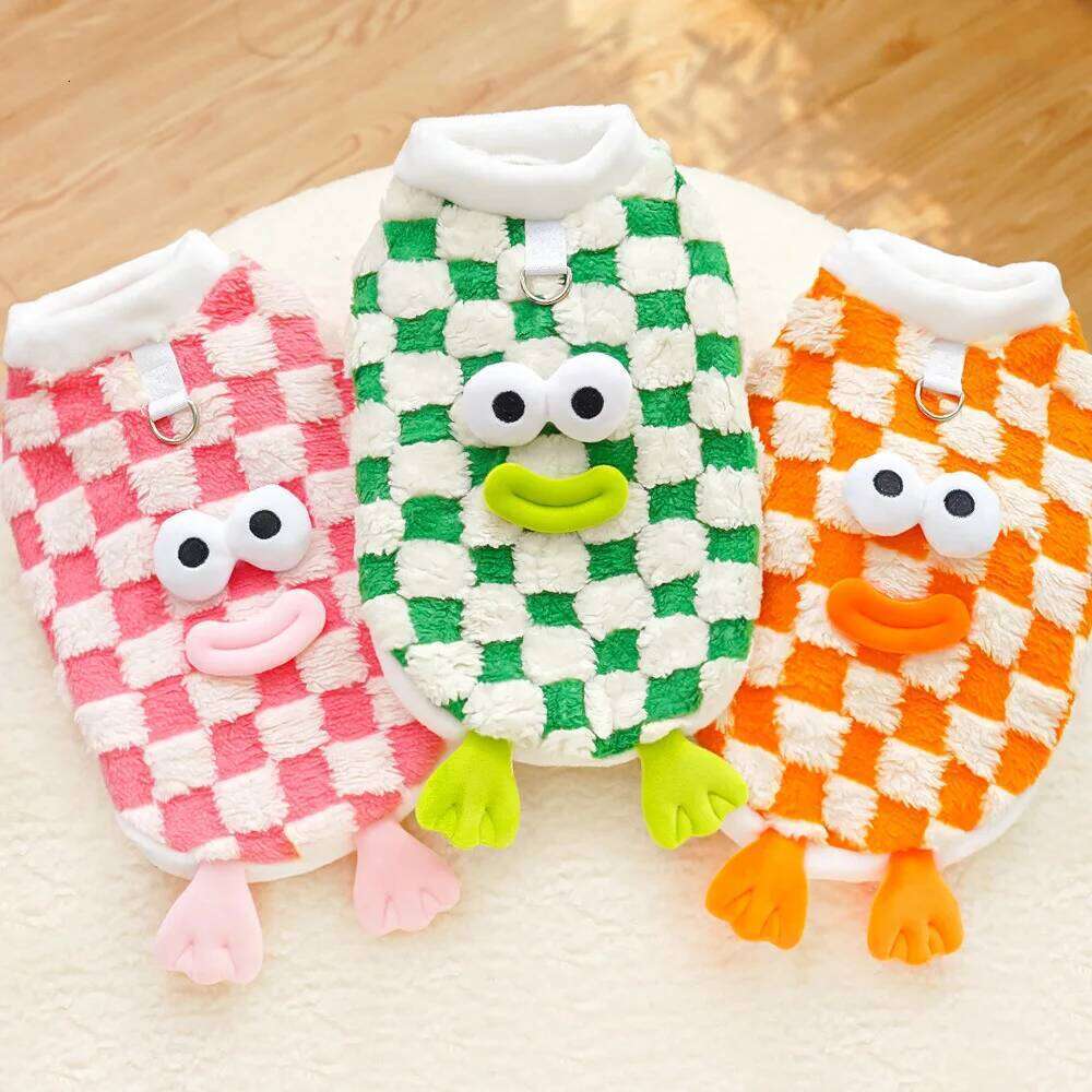 Pet Soft Sweater Ppullover, Cats & Dogs Funny Cute Cartoon Winter Autumn Warm Coat Teddy Pomeranian Outfit 25T1226