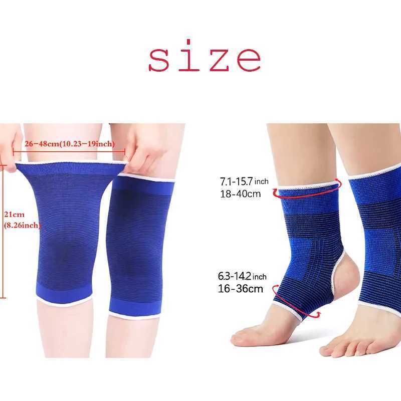 1 PC COYOCO Wristband with Palm Support Knit Warming Wrist Protector Blue Sports Brace M251226