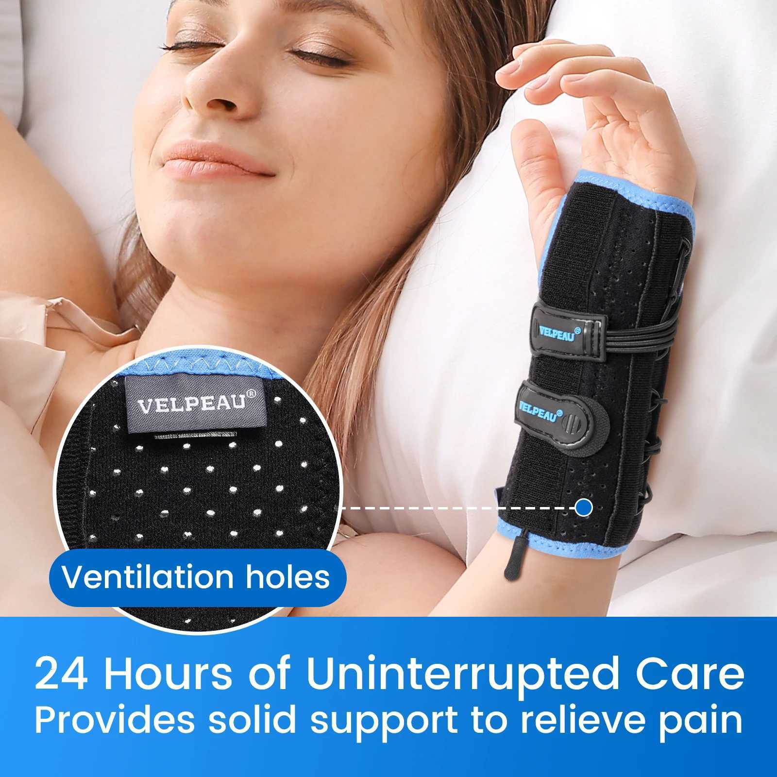 VELPEAU Wrist Brace for Carpal Tunnel Arthritis Tendonitis Sprain Injuries and Pain Relief Wrist Splint for Women Men M251226