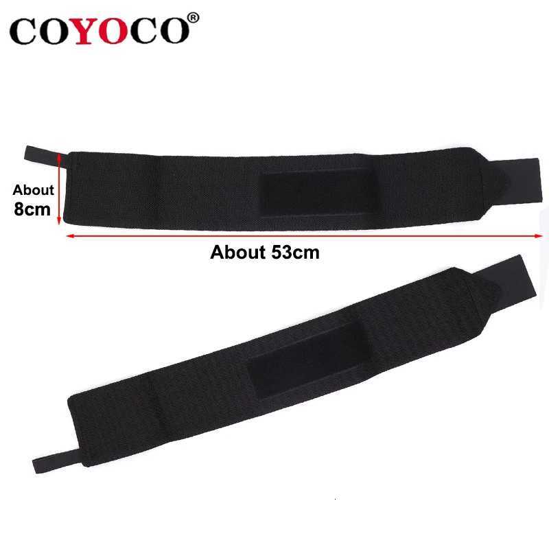 COYOCO Adjustable Wrist Wraps Support for Weightlifting Gym - Breathable Wrist Brace Protector 1 Pair M251226