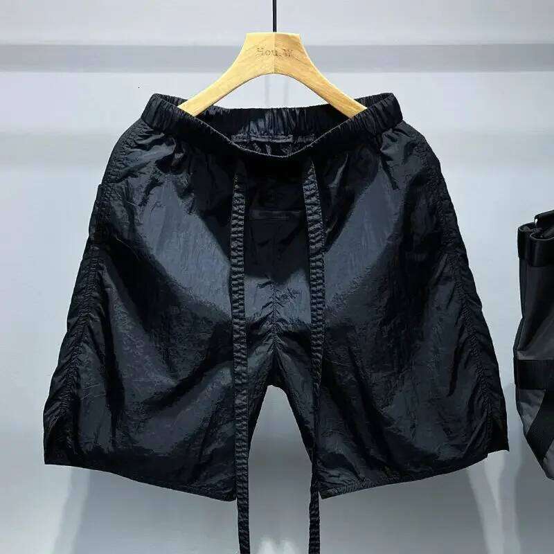 Sports Thin Quick Dry Breathable Casual Classic Resistant Pants Drawstring Beach Cargo Shorts Men Clothing