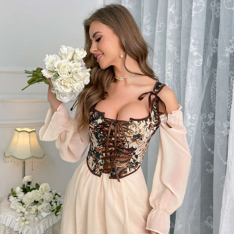 Waist Trainer Body Shaper Tummy Control Plus Size Sexy Lingerie ed Palace Style Corset Fashion Slimming Short wear Shaping Bustier