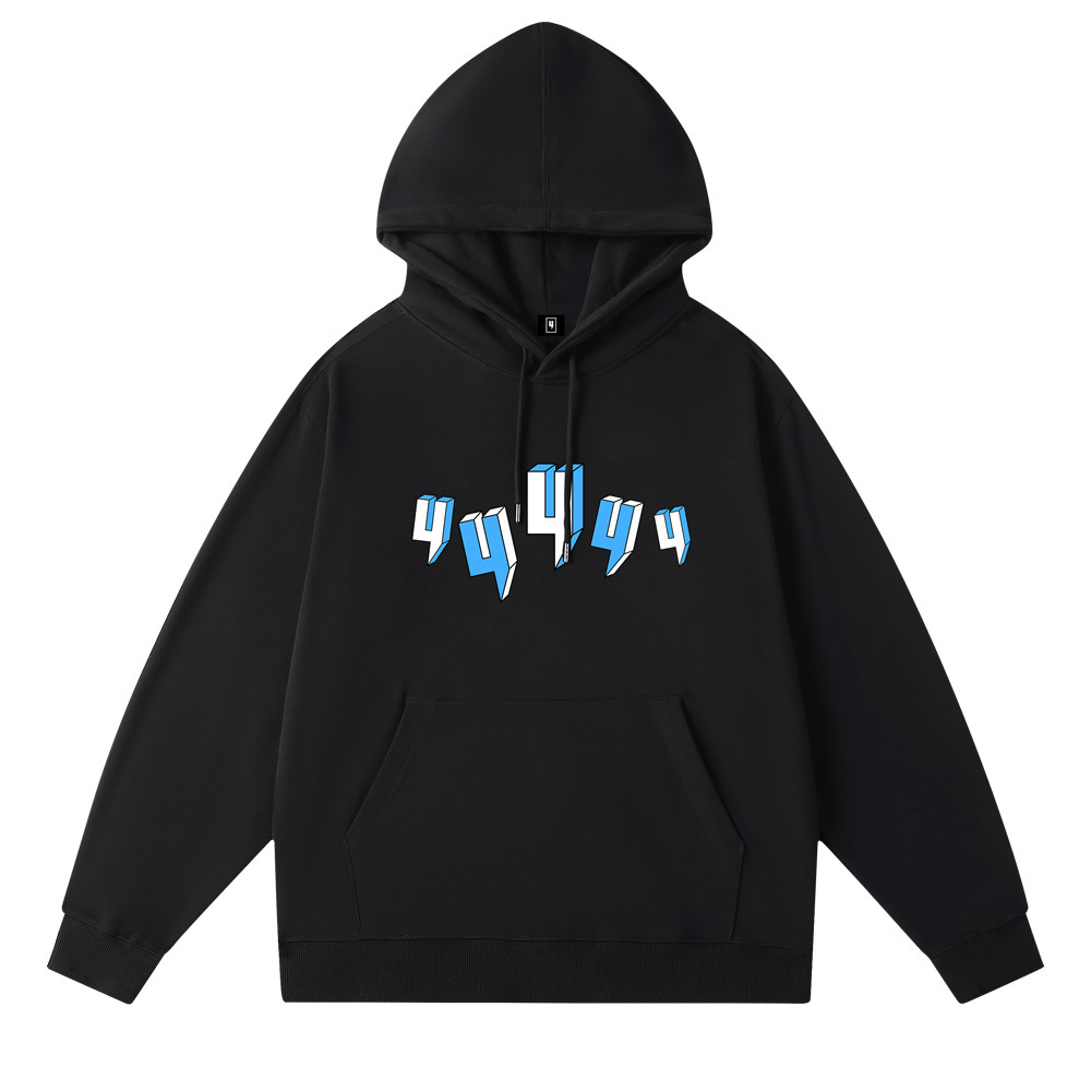 Men's Hoodies Letter-printed Cotton Warm Sports Suit Sweatshirt A Trendy Hip-hop Loose Casual Sweatshir High-quality Hip-hop Youth Street Rock Ho