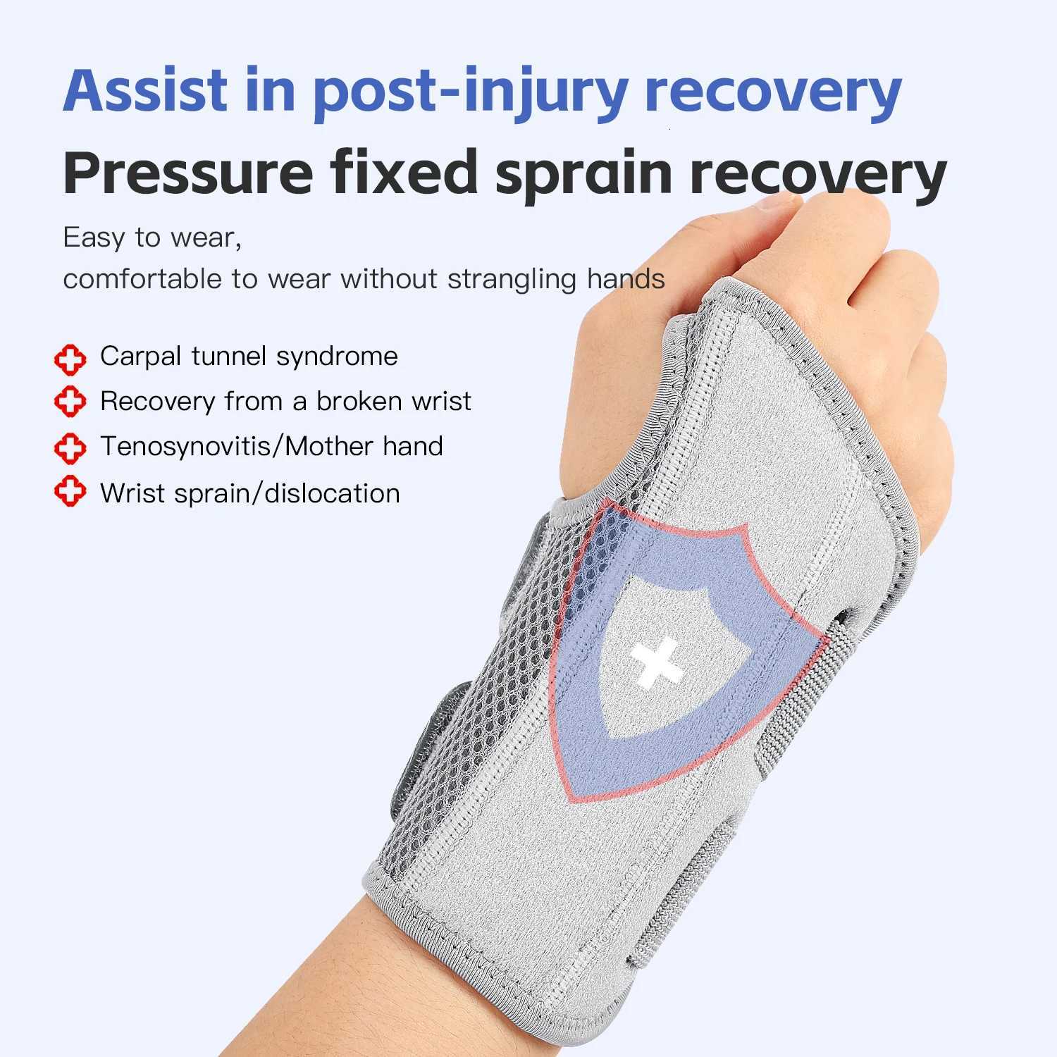 Finger Joint Pain Tendon Sheath Adjustable Dual Strap Wrist Guard with Thin Design Thumb Strain Protection Strap Wrist Guard M251226