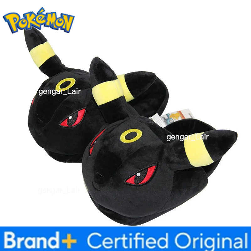 Pokemon 28cm Gengar Pikachu Umbreon Bulbasaur Psyduck Squirtle Plush Slippers Indoor Warm Winter Shoes Gifts For Adult W251226