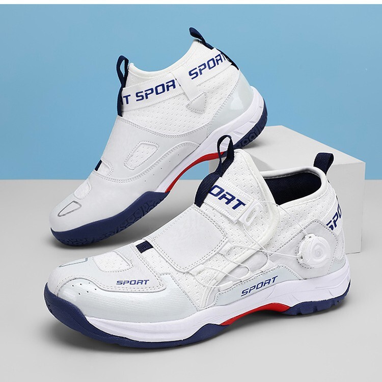 New badminton for men women, with shock absorption, breathable professional sports shoes, non-slip and wear-resistant table tennis shoes
