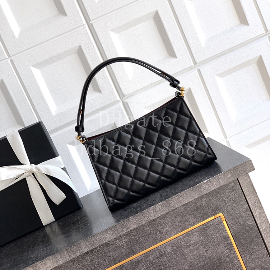 Mirror quality Designer Shoulder bag Chain Bags Hobo Bags Luxury Lambskin Underarm Bags Lady Handbags 22.5cm With Box C564A