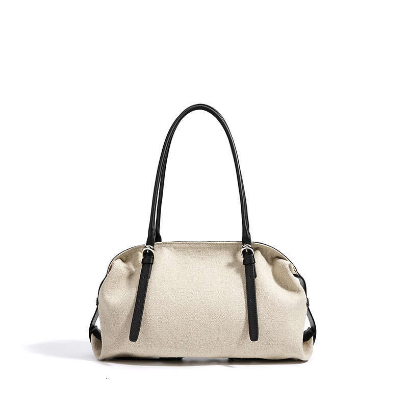 Luxury Shoulder Bags Totes Hobo Office Commuter Tote Top Layer Linen Fabric Original High End Light Fashion Women S Handbag Bag