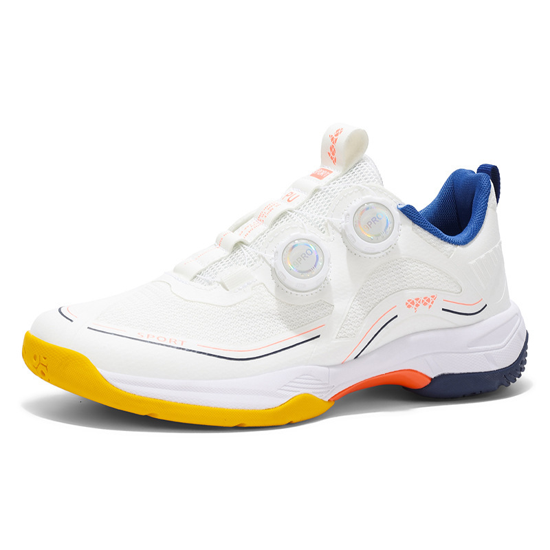 New Table Rotating Buckle Badminton for Men and Women Outdoor Sports Running Tennis Training Shoes with Carbon Plate Sole