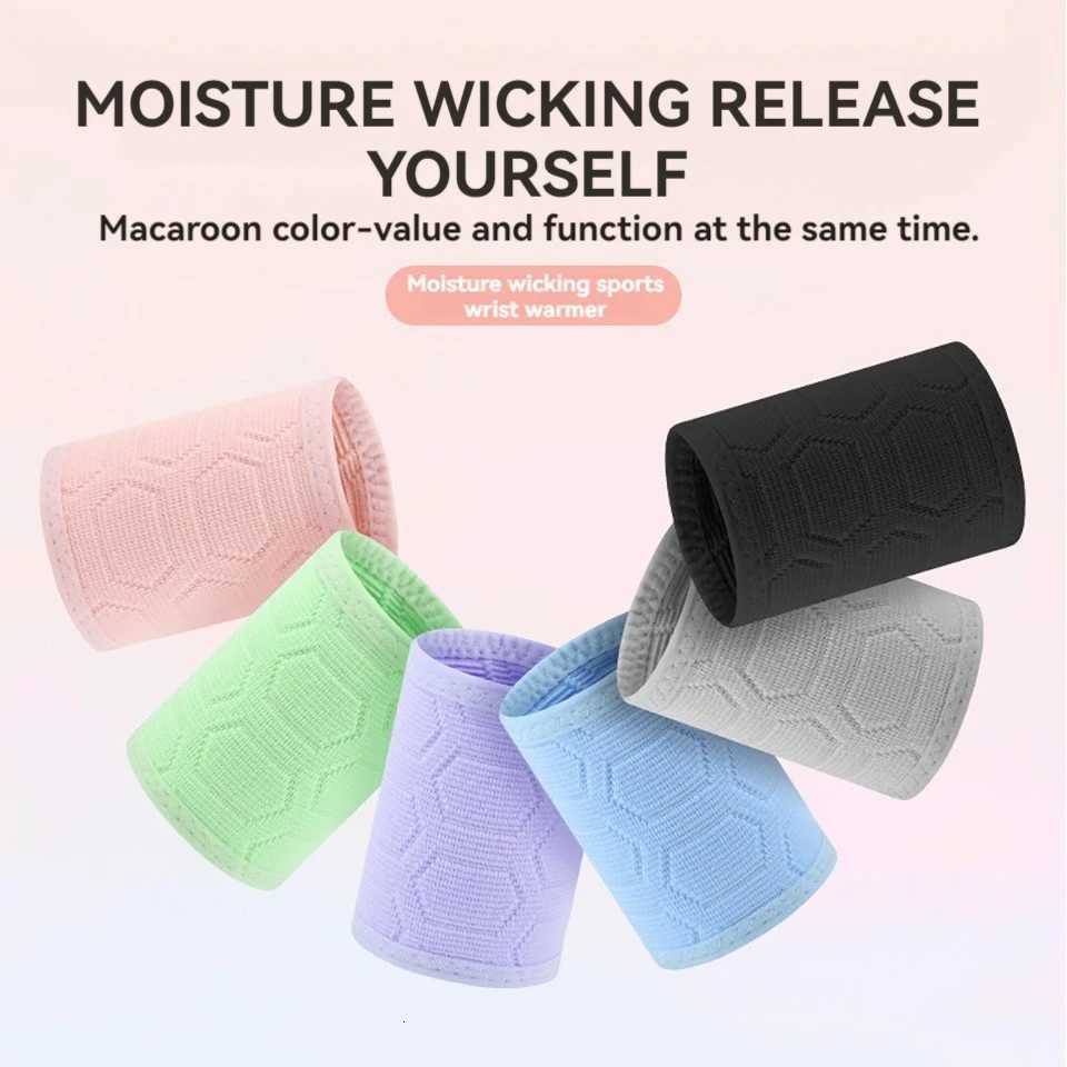 1Pcs Solid Color Basketball Wrist Guard Elastic Compression Wear-resistant Sweat Absorbent Breathable Wrist Guards Volleyball M251226