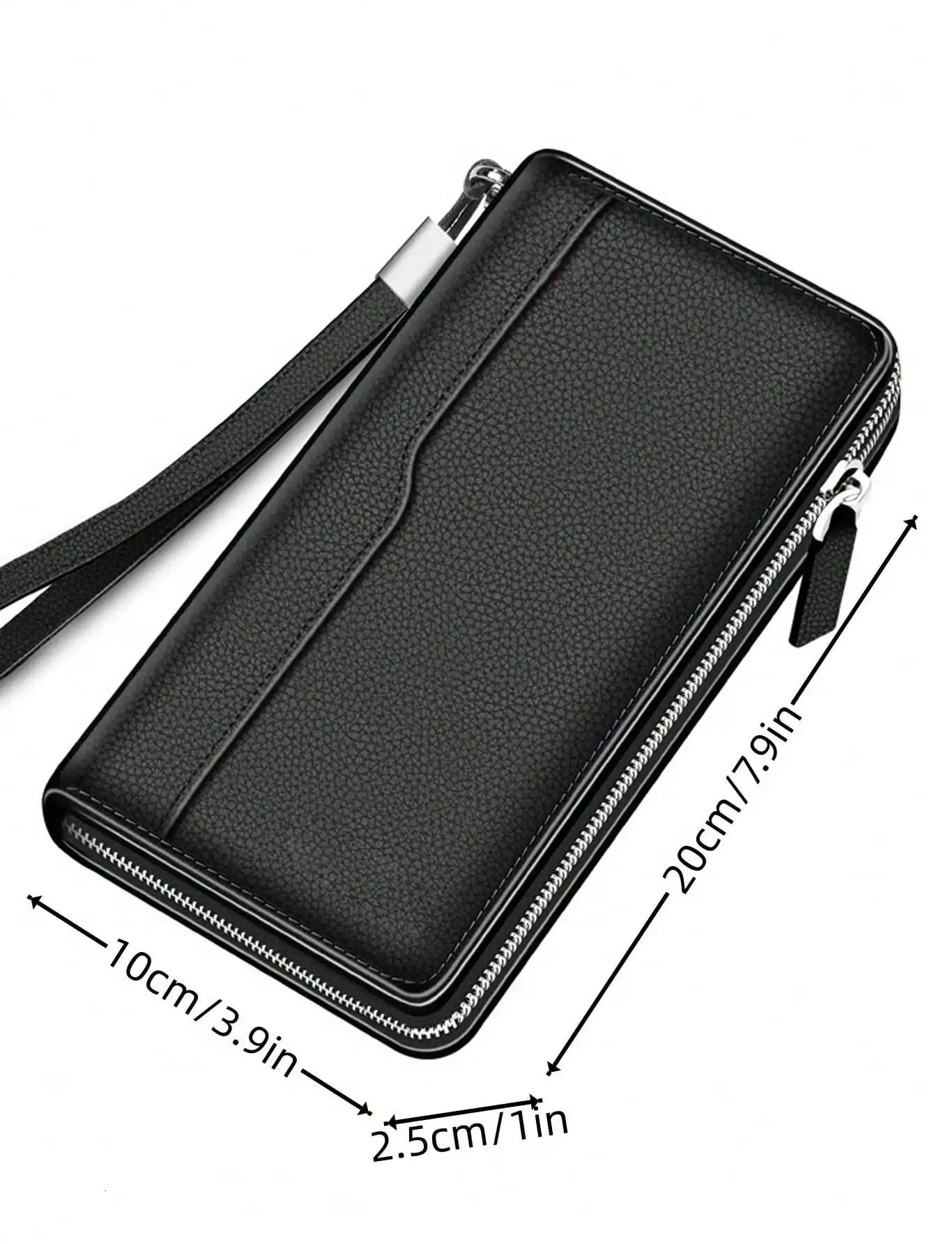 Very Simple Solid Color Basic Long Wallet Business Wallet Portable Multi-card Multi-function Mobile Wallet 251225