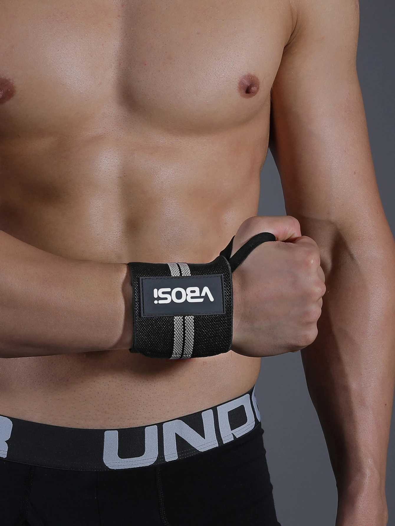 VBOSi 1 Piece Adjustable Wrist Support Wraps with Thumb Loop for Weightlifting Horizontal Bar for Women Men M251226
