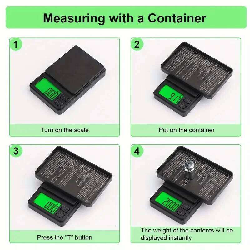 100/500g 0.01g mini digital high precision pocket jewelry weight kitchen portable electronic scale 25T1226