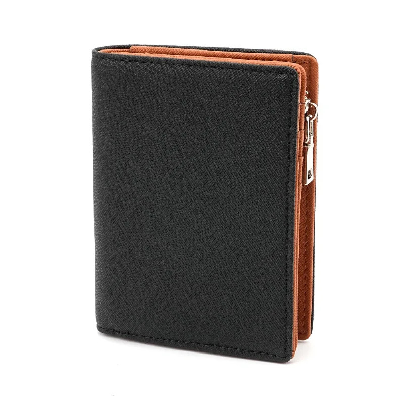 Mens Vertical Leather Wallet Japanese Style Womens Multi-card Slot Card Holder Coin Purse Wallets 251225