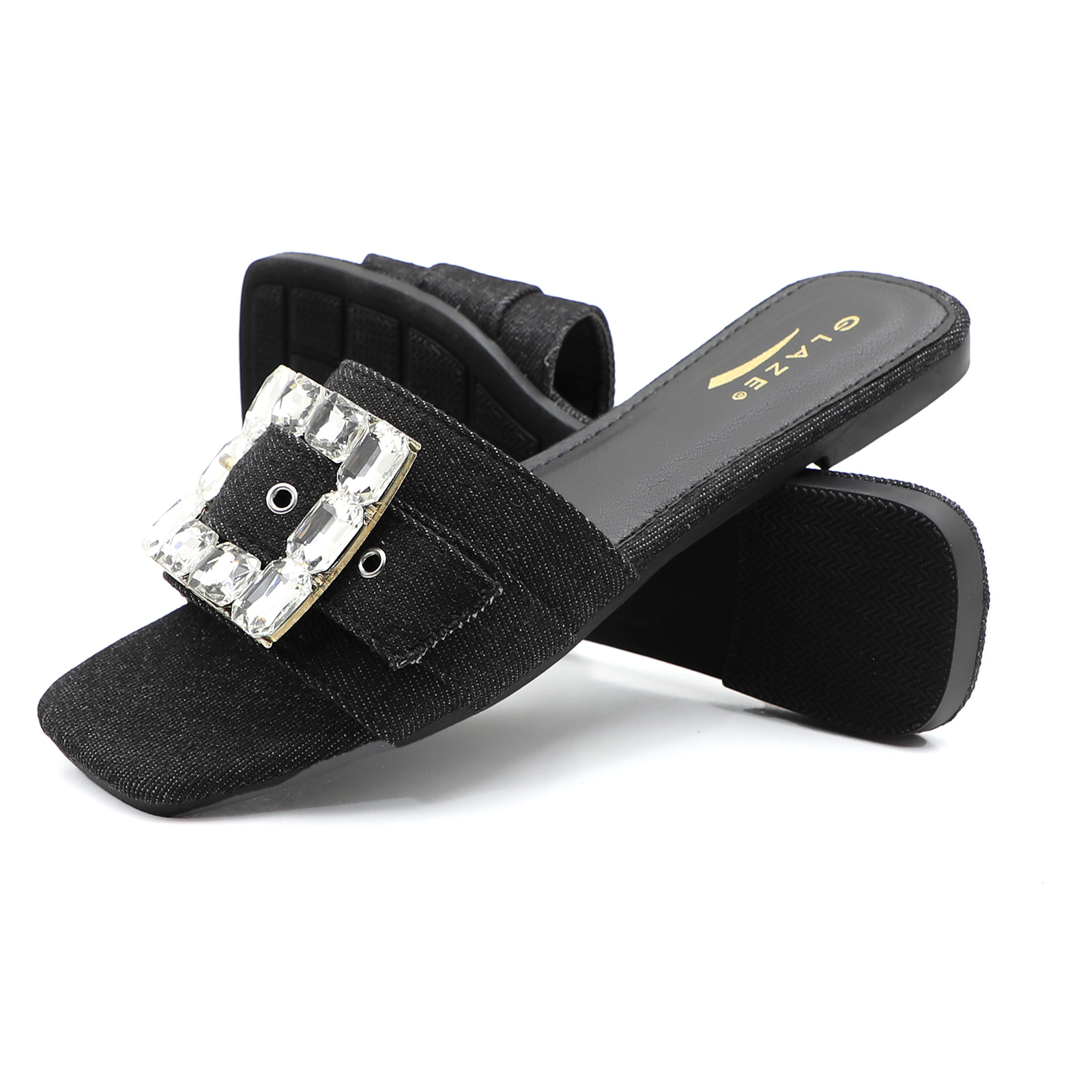 Lurnyet 2025 New Casual Sneakers For Home Slippers Summer Bow-knot Soft Floor Woman Indoor Flats Shoes Cute Linen Slipper DENI-1