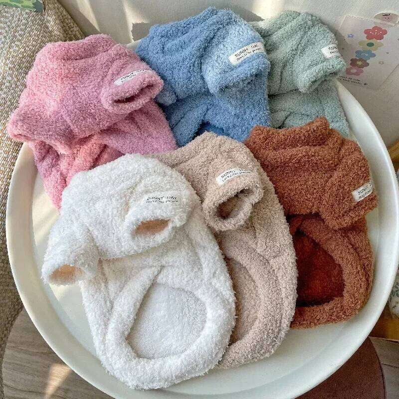 Winter Warm Solid Color Pet Sweater for Small Medium Dogs Dachshund Puppy Clothes Dog Supplies 25T1226