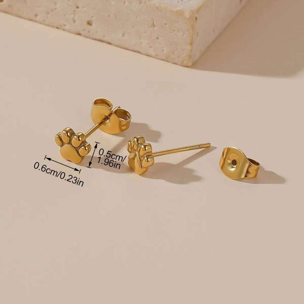 Print Dainty Puppy Owners Of All Breeds Dog Paw Earrings For Women Veterinarian Gifts 25H1226