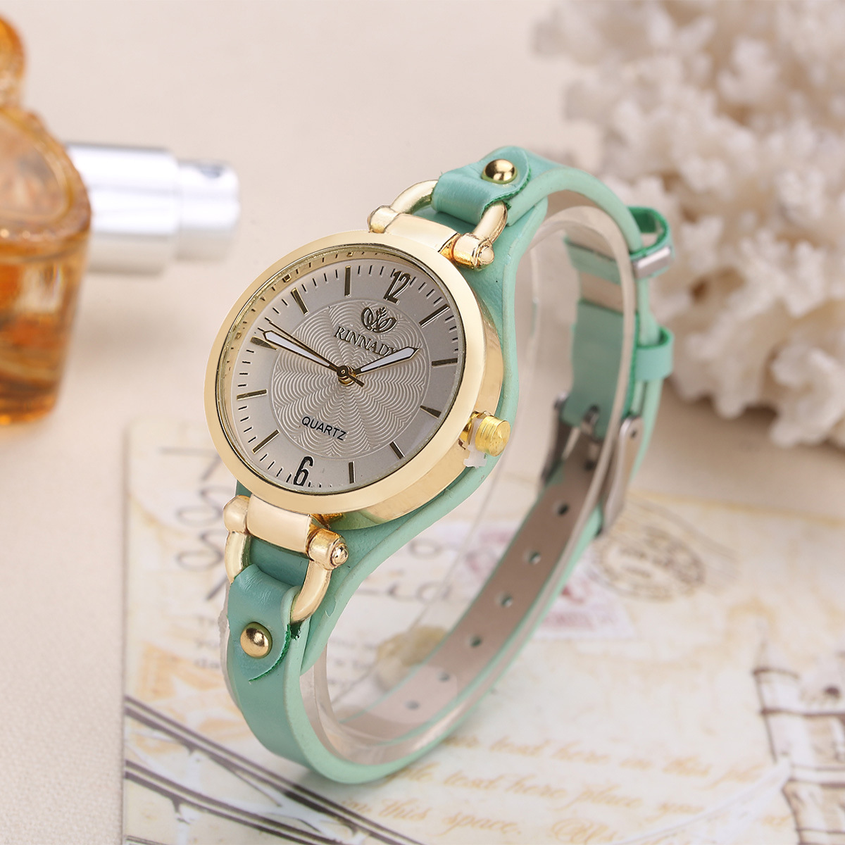 High Quality Women Watch Leather Strap Quartz Watches Ladies Casual Wristwatches Clock Gift Reloj Mujer casual quartz ladies watch
