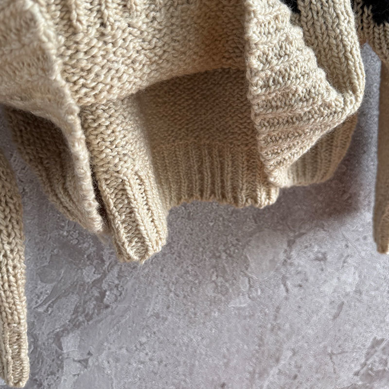 Ladies Fair Isle Jacquard Knit Sweater Designer Vintage Oversized Pullover Crewneck Long Sleeve Cotton Blend Christmas Party Warm Elegant Top Women S1