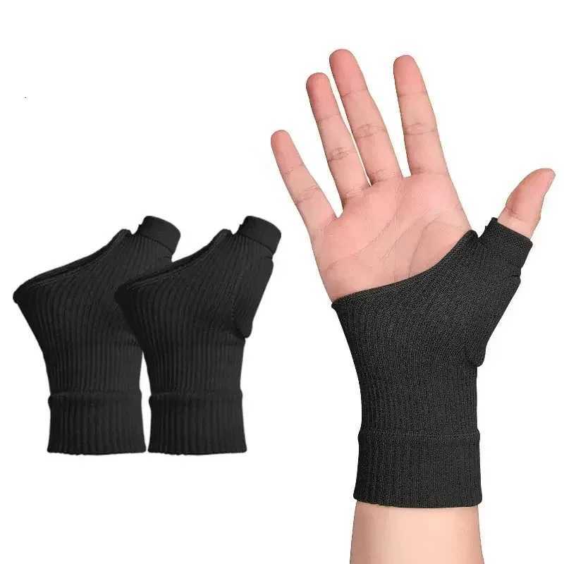1Pair Breathable Wrist Thumb Compression Arthritis Gloves Wrist Support Brace with Gel Thumb Injury Pads for Pain Relief M251226