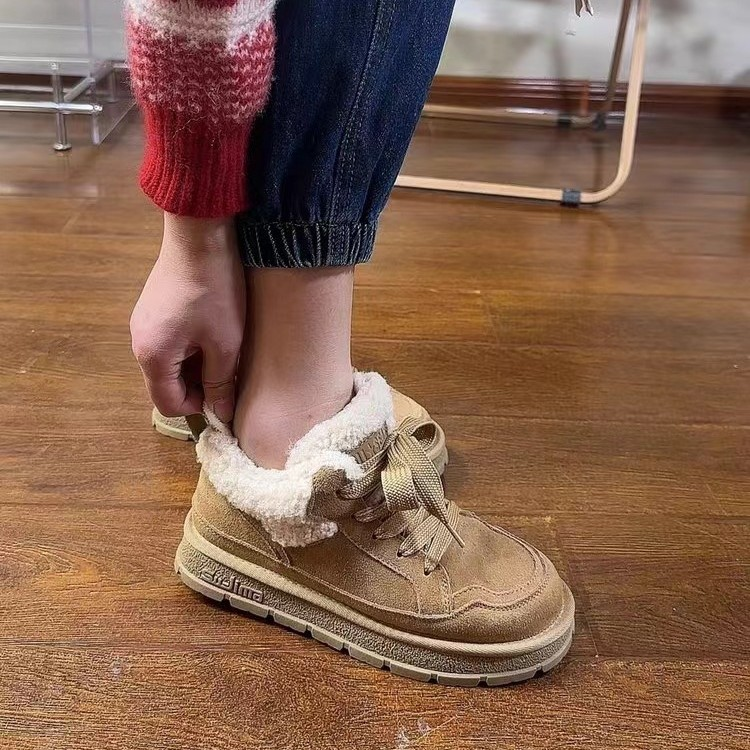 free shipping plus Size Snow new Boots Fashionable Winter Boots with Thick Sole & Plush Lining for Women