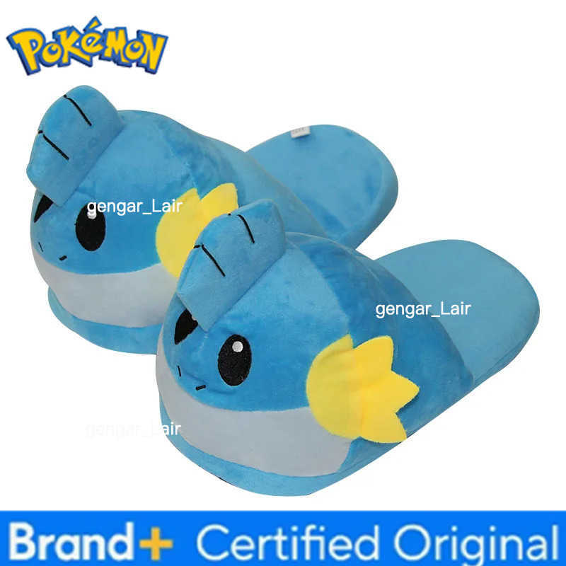 Pokemon 28cm Gengar Pikachu Umbreon Bulbasaur Psyduck Squirtle Plush Slippers Indoor Warm Winter Shoes Gifts For Adult W251226