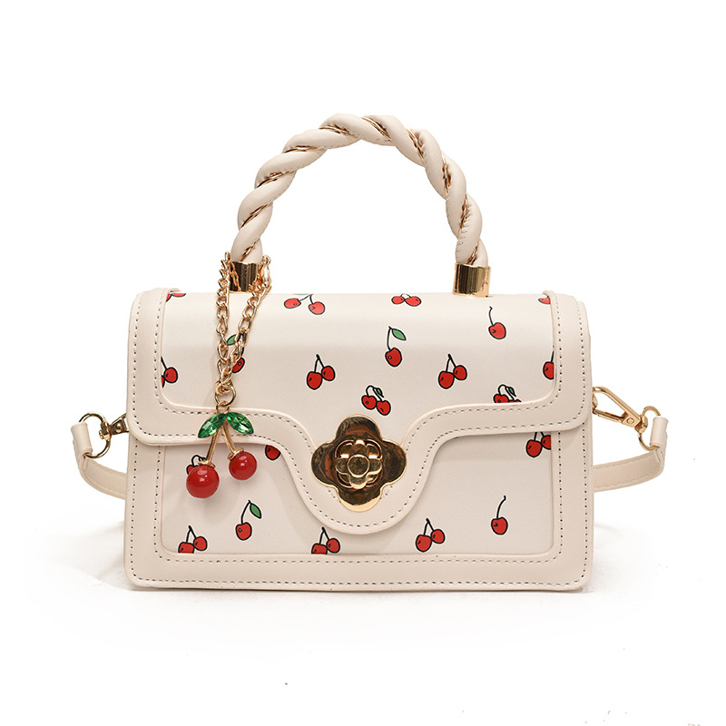 luxury brand bag 2025 New Designer Shoulder Tote Bags For Womans Ladies Flower Printing Square Handbag Girl Fashion Bag