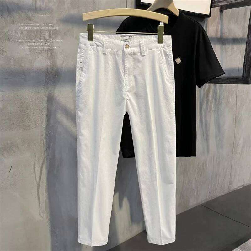 Men Clothing 2024 Summer Trendy Casual Streetwear Y2k Cargo Harem Pants Male Simple Solid Pockets Slim Trousers Pantalones 28-38