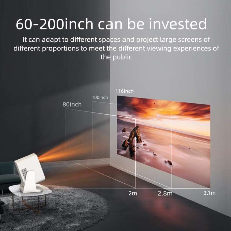 Famous Brand New Model P HD Portable Home Screen Mirroring G Projector Tiktok Kuaishou CKS