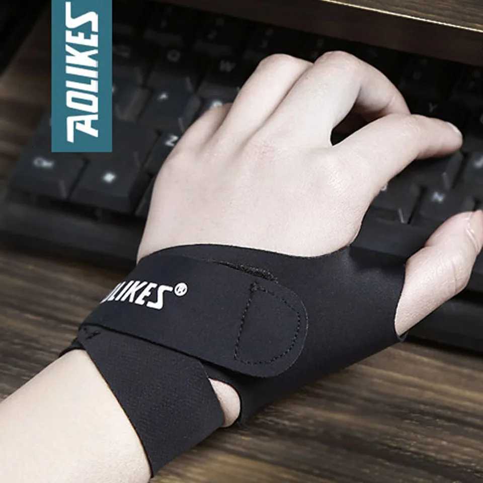 AOLIKES 1PCS Wristband Wrist Brace Wrist Support Strap Wristbands Wrap Splint Fractures Carpal Tunnel Sport Sprain M251226