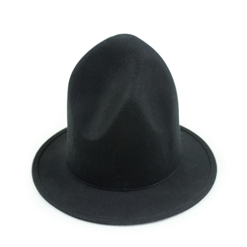 Pharrell Hat Felt Fedora Hat For Woman Men Hats Black Top Hat Y19070503