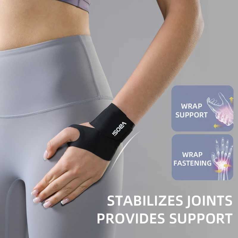 VBOSi 1 Piece Unisex Lightweight Adjustable Wrist Wrap Support for Work Badminton Gym Training for Men Women M251226