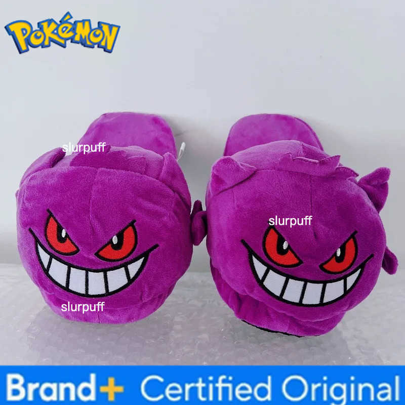 Pokemon Anime Pikachu Snorlax Eevee Plush Cotton Slippers Couple Indoor Soft Non-Slip Home Shoes Kawaii Slippers for Man Women W251226