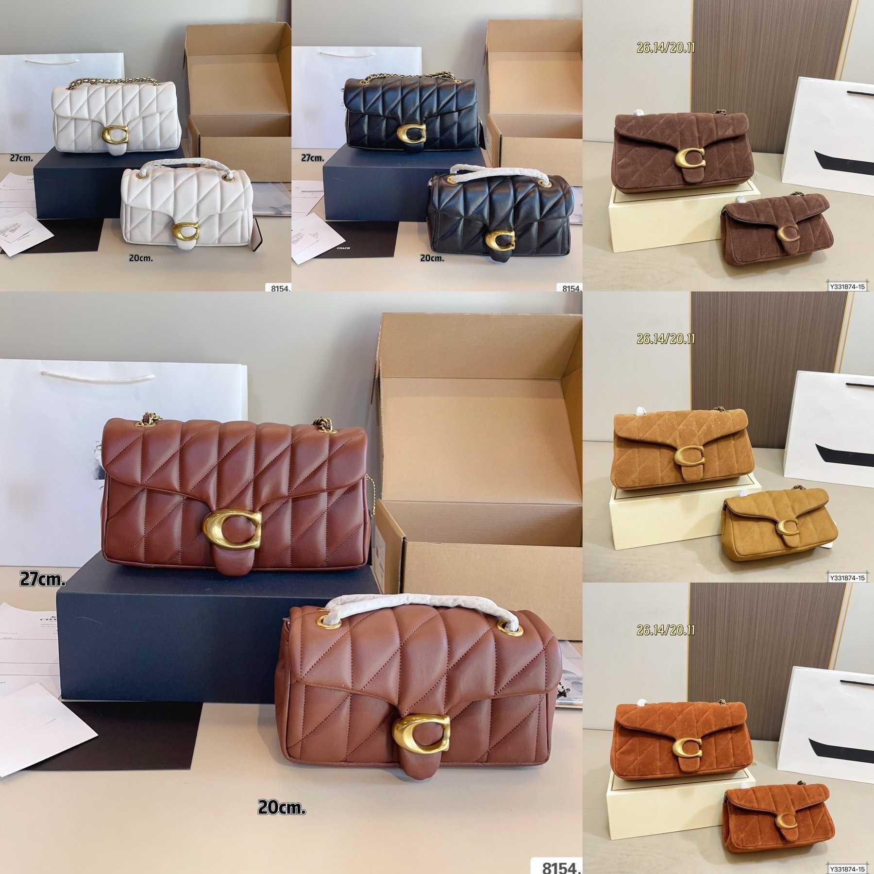 Evening Bags High quality Designer Bag Tabby Tote bag Women Waist Genuine Leather Cross Body Handbag Famous Bumbag Fashion Shoulder Bag Classic Brown bag Tabby 33