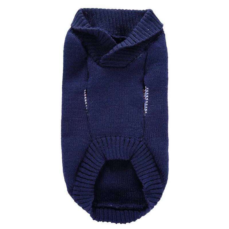 Embroidered American Flag Knitting Sweater for Small and Medium Dog, Pet Supplies, Dog Accessories, 1Pc 25T1226