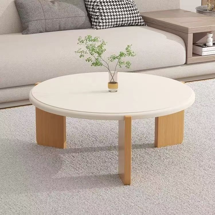 B12261 Minimalist modern light luxury black Nordic style trendy stone slab coffee table