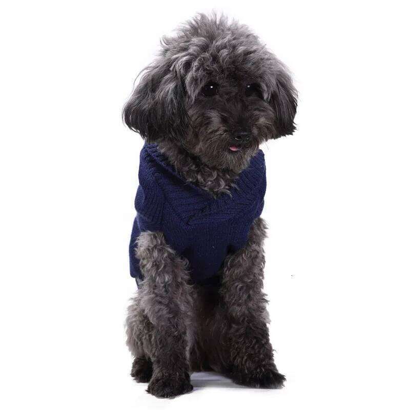 Embroidered American Flag Knitting Sweater for Small and Medium Dog, Pet Supplies, Dog Accessories, 1Pc 25T1226