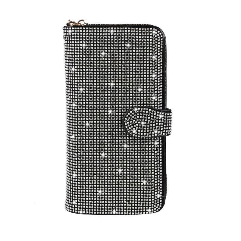 Diamond Crystal Car Wallets Female Long Hasp Purses Large Capacity Money Bag Phone Pocket Multifunction Clutch Coin Card Holder 251225