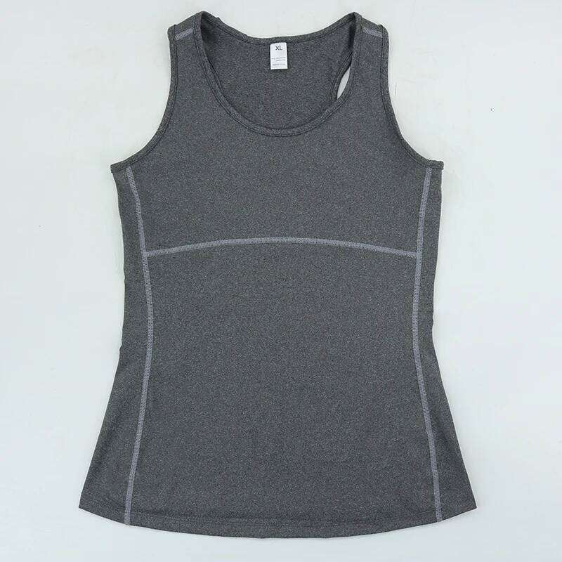 New Tops Women Sexy Gym Sportswear Vest Fitness tight woman clothing Sleeveless Running shirt Quick Dry White Yoga Tank Top 25T1226