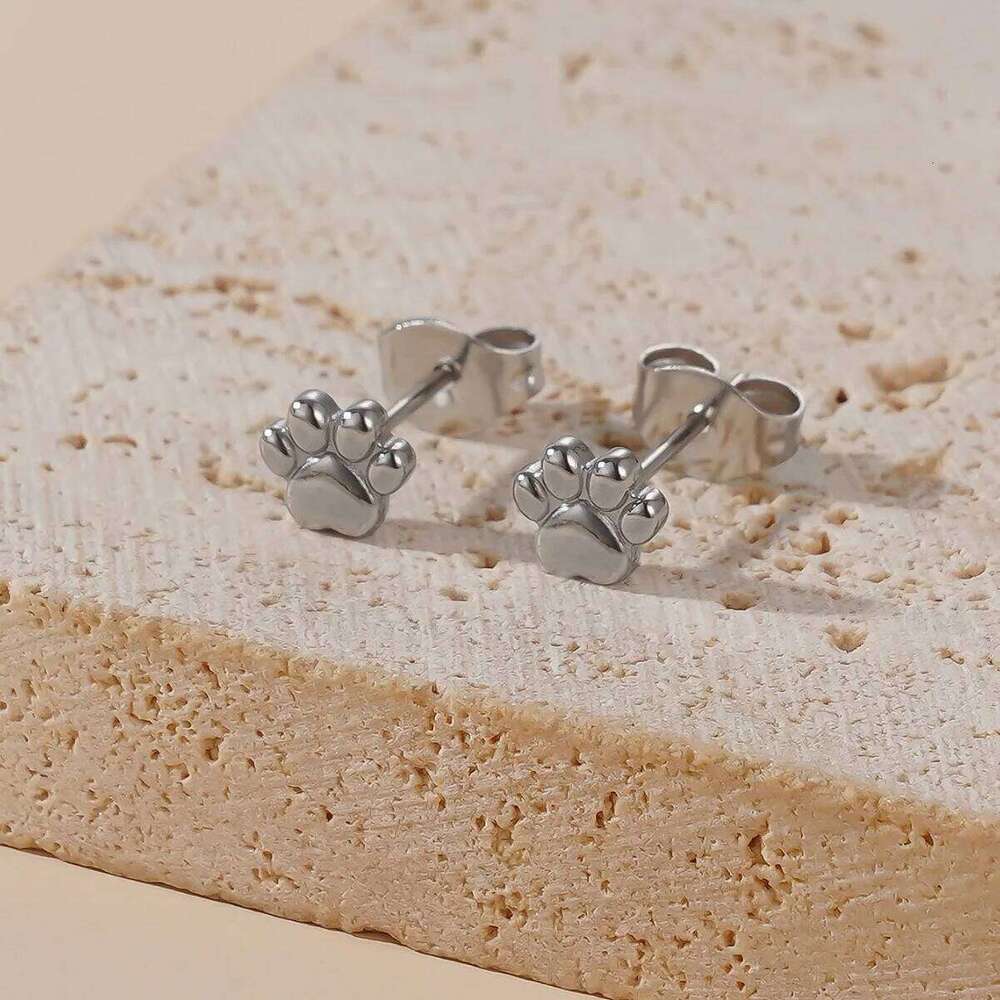 Print Dainty Puppy Owners Of All Breeds Dog Paw Earrings For Women Veterinarian Gifts 25H1226