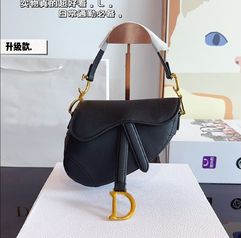 2025 Women's handbags Saddle Designer Oblique Jacquard Printed Crossbody Bag Fashion Women Shoulder Handbags Luxury Canvas Luxuries Dies Cross Body Printing 688