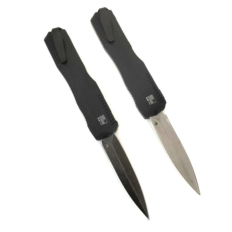 9000 Matt Diskin Livewire AU / TO Knife 3.3" CPM-MagnaCut Satin Spear Point Blade Black Aluminum Handles Reversible Clip EDC