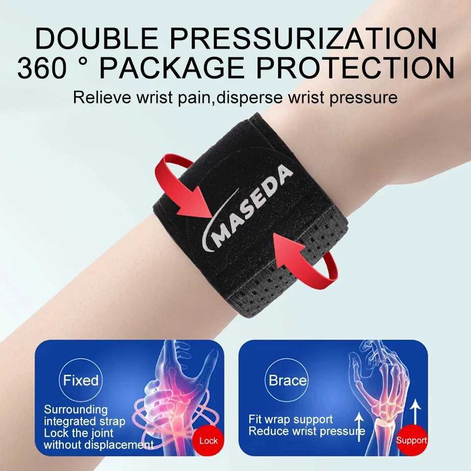 1Pcs Wrist Brace Adjustable Compression Wrist Support Fitness Weightlifting Tendonitis Carpal Tunnel Arthritis Wrist Straps M251226