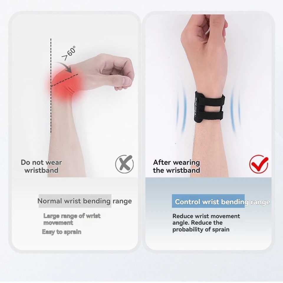 AOLIKES 1PCS Adjustable Support Wrist Brace Sports Wrist Band Tfcc Tear Triangular Fibrocartilage Injuries Brace Ulnar Protect M251226