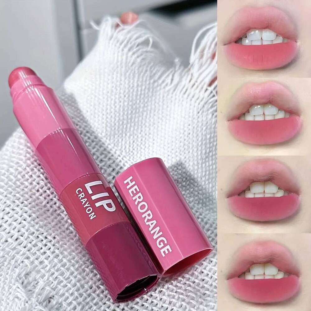 Herorange Small Cannonball Lipstick DIY Gradient Four Colors Matte Low Saturation Ultra-Pigmented Non-Sticky Long-Lasting Non-Staini 25H1226