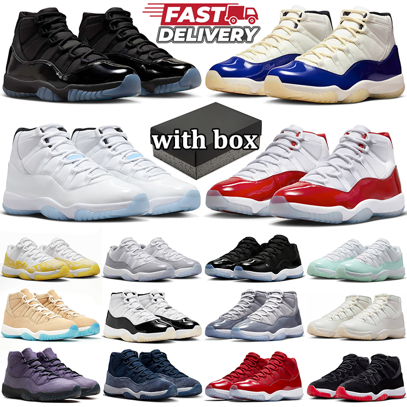 with box 2025 11s gamma blue 11 basketball shoes designer men women sneakers red white black mens womens outdoor sports trainers