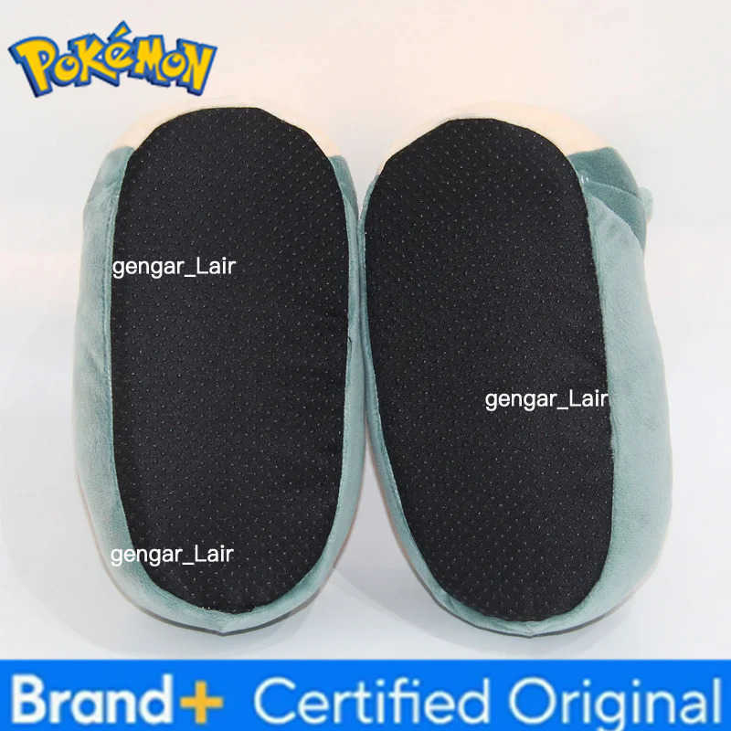 Pokemon 22cm Anime Pikachu Snorlax Cartoon Kawaii Shoes Non Slip Warm Winter Indoor Slippers For Children Creative Gifts Soft W251226