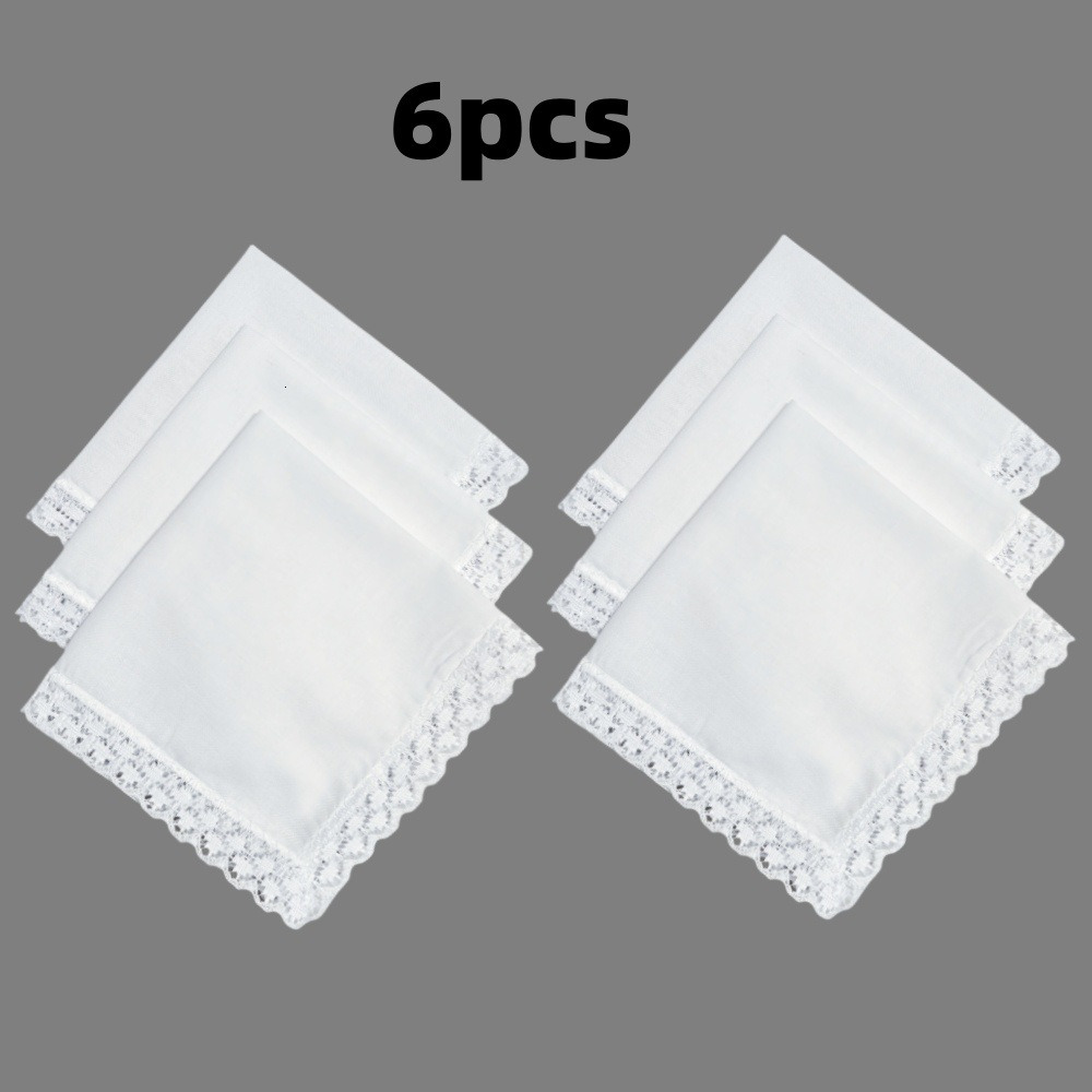 Wedding season all cotton lace lace small handkerchief happiness handkerchief DIY embroidery printing handmade